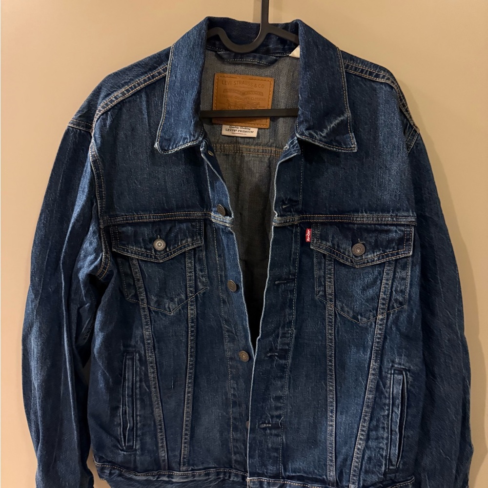 Levi's Men's Dark Blue Denim Jacket